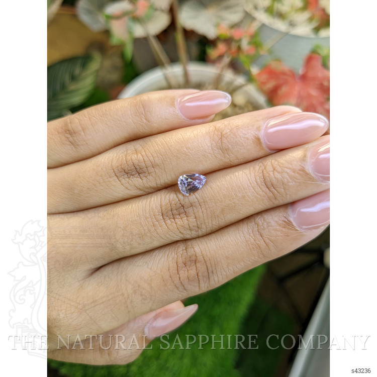 1.77 Ct. Purple Sapphire from Ceylon (Sri Lanka)