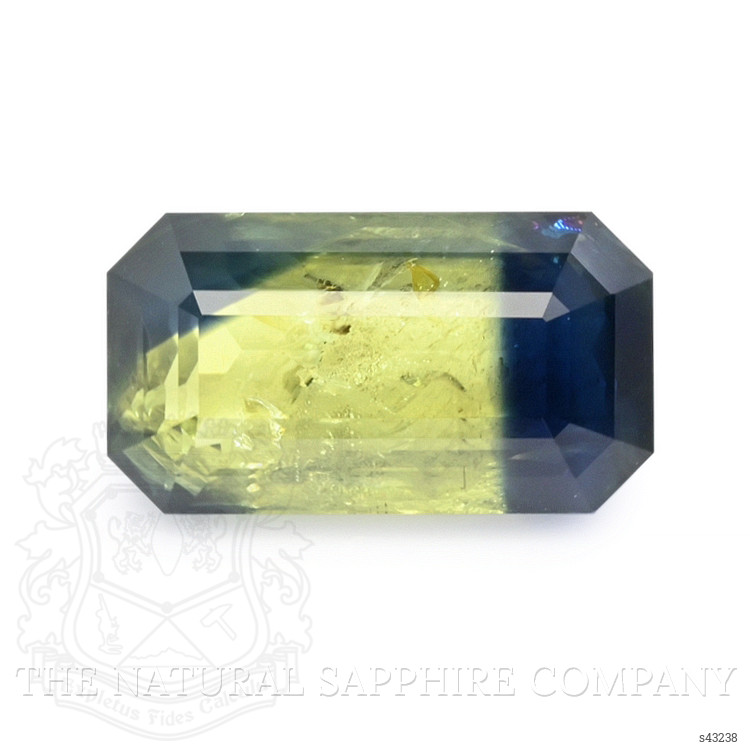 3.93 Ct. Bi Color / Parti Sapphire from Ceylon (Sri Lanka)