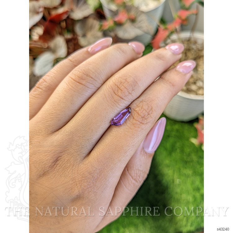 1.33 Ct. Pinkish Purple Sapphire from Ceylon (Sri Lanka)