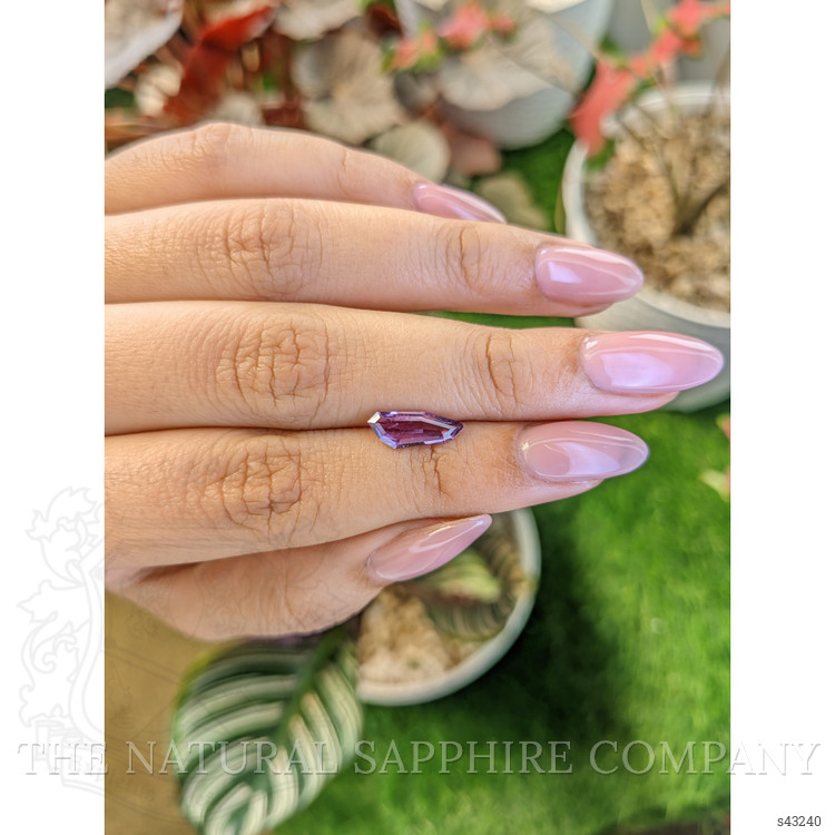 1.33 Ct. Pinkish Purple Sapphire from Ceylon (Sri Lanka)