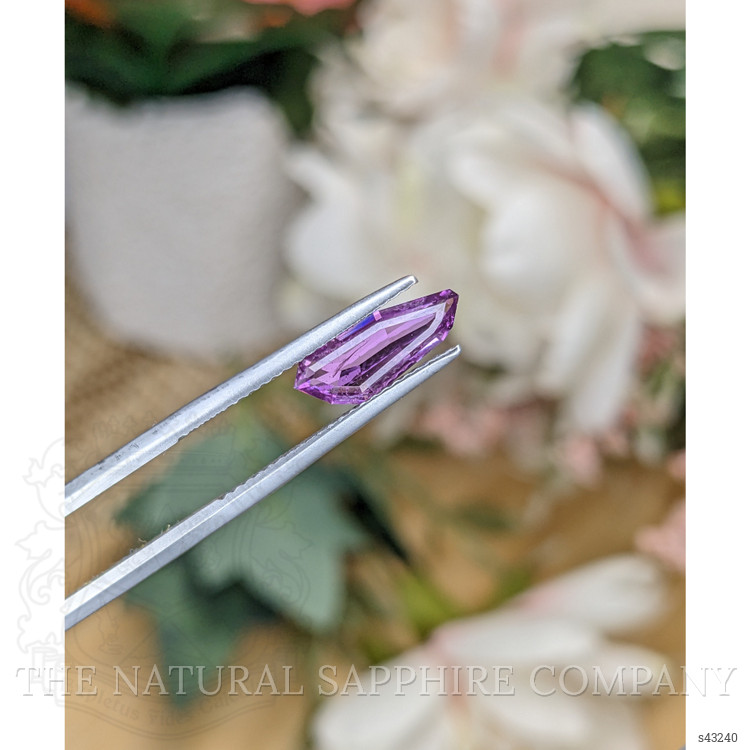 1.33 Ct. Pinkish Purple Sapphire from Ceylon (Sri Lanka)