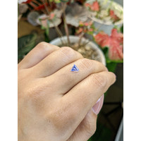 0.61 Ct. Violet Sapphire from Ceylon (Sri Lanka) Life Style