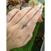 0.78 Ct. Blue Sapphire from Ceylon (Sri Lanka) Life Style