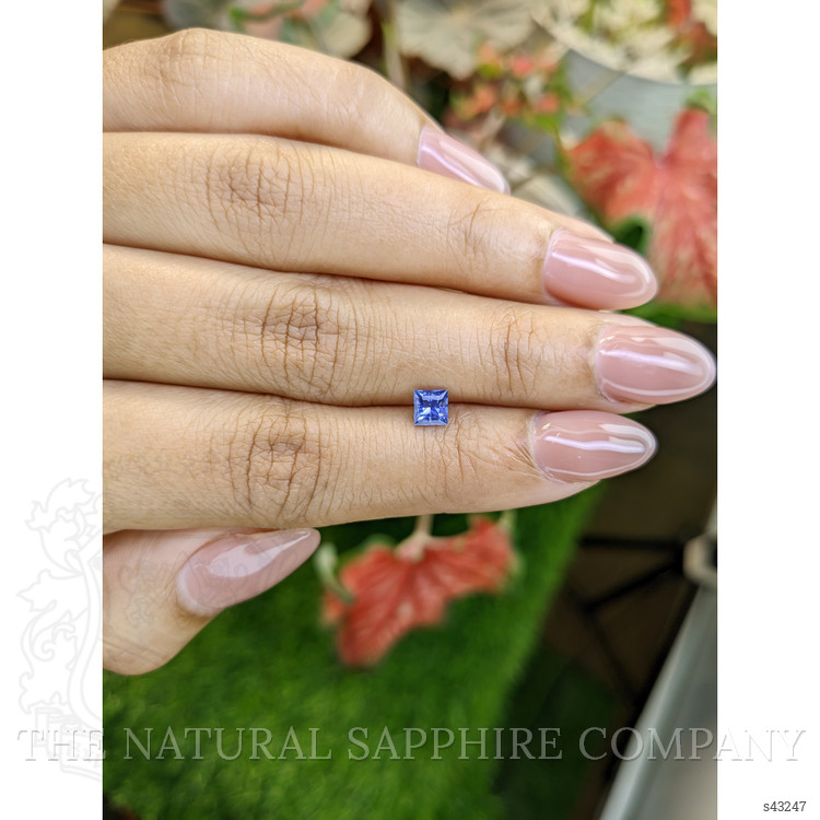 0.53 Ct. Blue Sapphire from Ceylon (Sri Lanka)