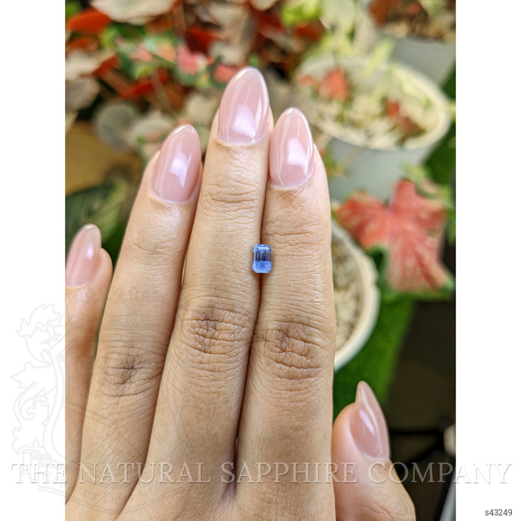 0.71 Ct. Blue Sapphire from Ceylon (Sri Lanka)
