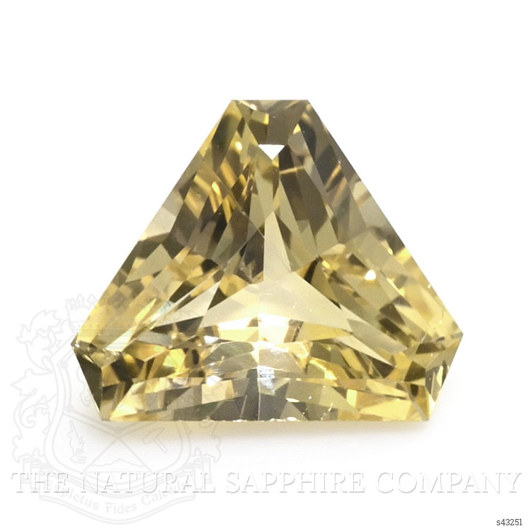0.88 Ct. Yellow Sapphire from Ceylon (Sri Lanka)