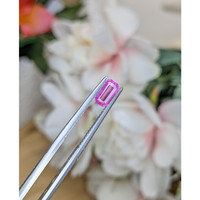 0.78 Ct. Purplish Pink Sapphire from Ceylon (Sri Lanka) Life Style