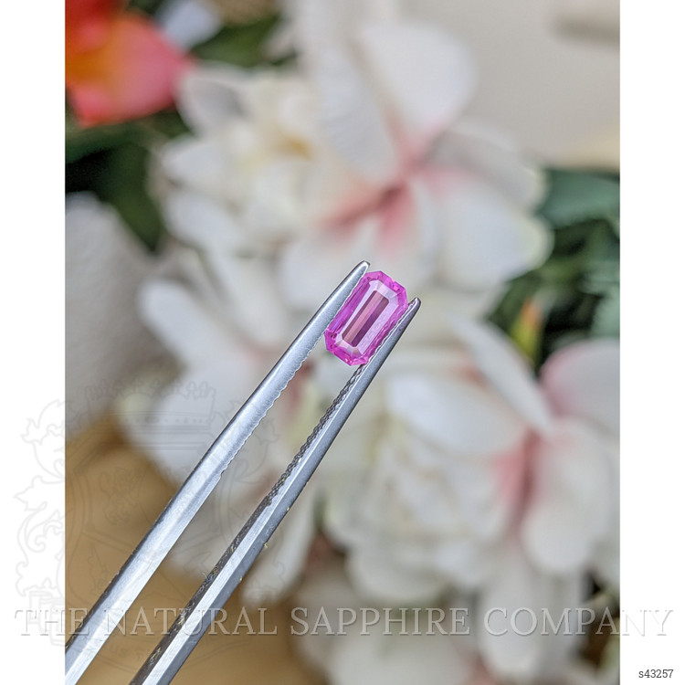 0.78 Ct. Purplish Pink Sapphire from Ceylon (Sri Lanka)