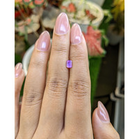 0.62 Ct. Pinkish Purple Sapphire from Ceylon (Sri Lanka) Life Style