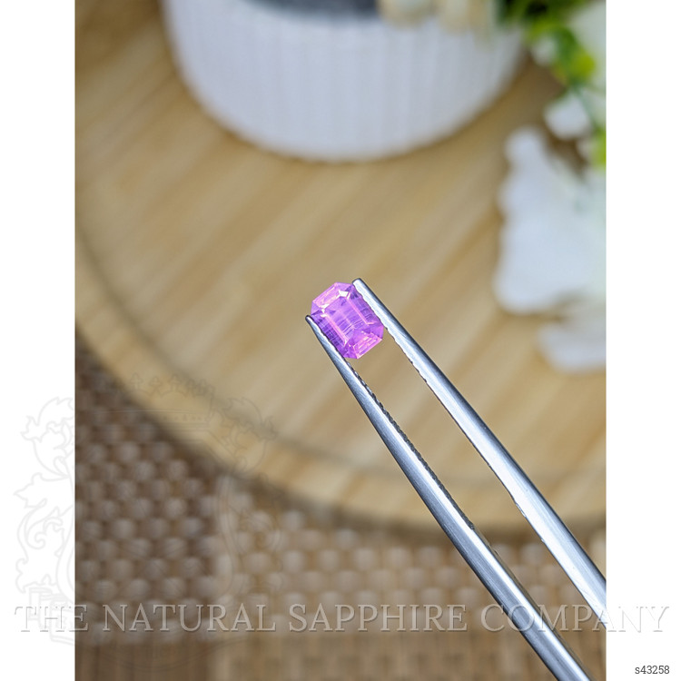 0.62 Ct. Pinkish Purple Sapphire from Ceylon (Sri Lanka)