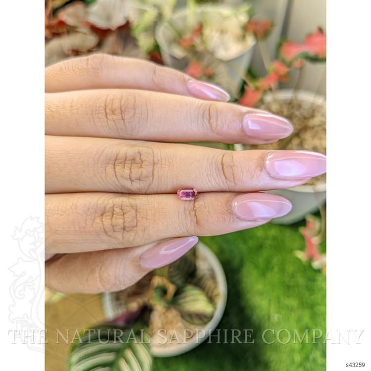 0.67 Ct. Pink Sapphire from Ceylon (Sri Lanka)