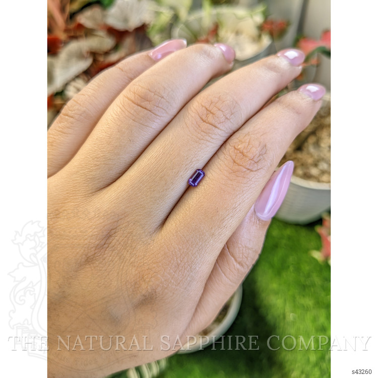 0.42 Ct. Pinkish Purple Sapphire from Ceylon (Sri Lanka)