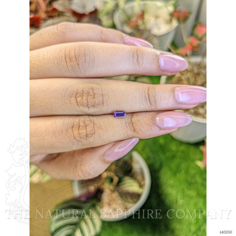 0.42 Ct. Pinkish Purple Sapphire from Ceylon (Sri Lanka)