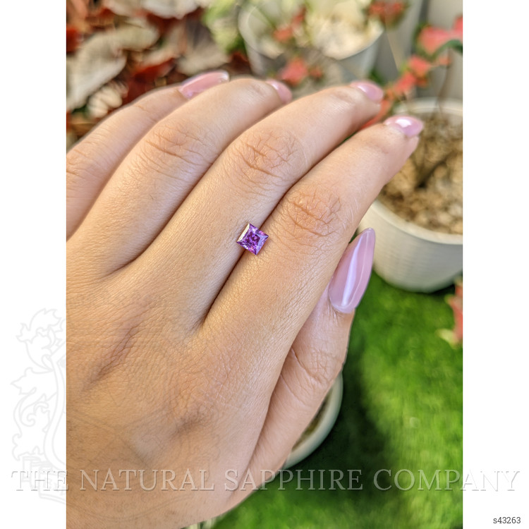 0.70 Ct. Pinkish Purple Sapphire from Ceylon (Sri Lanka)