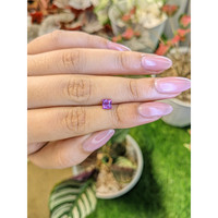 0.70 Ct. Pinkish Purple Sapphire from Ceylon (Sri Lanka) Life Style