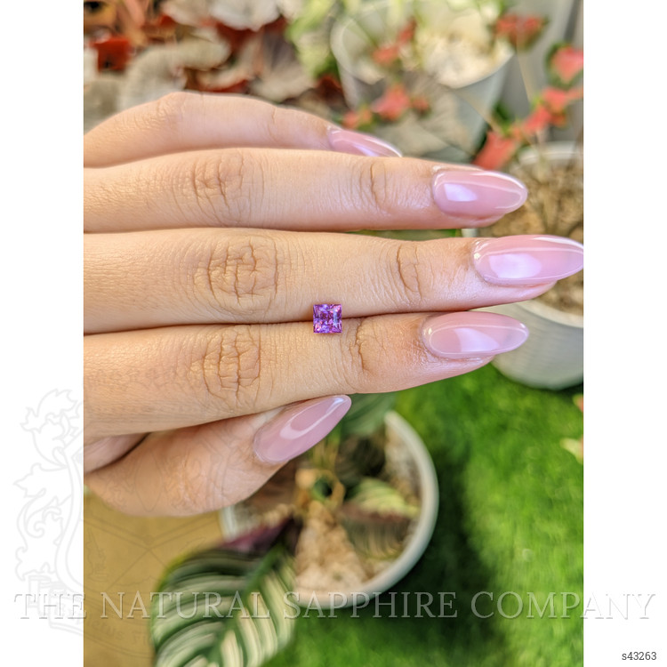 0.70 Ct. Pinkish Purple Sapphire from Ceylon (Sri Lanka)