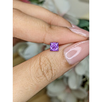 0.70 Ct. Pinkish Purple Sapphire from Ceylon (Sri Lanka) Life Style