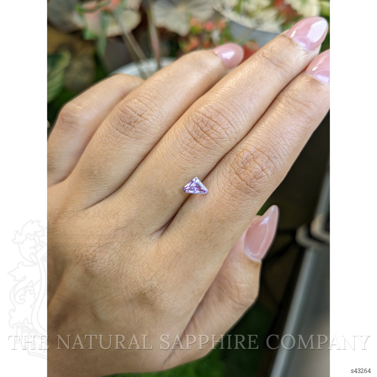 0.59 Ct. Purple Sapphire from Ceylon (Sri Lanka)