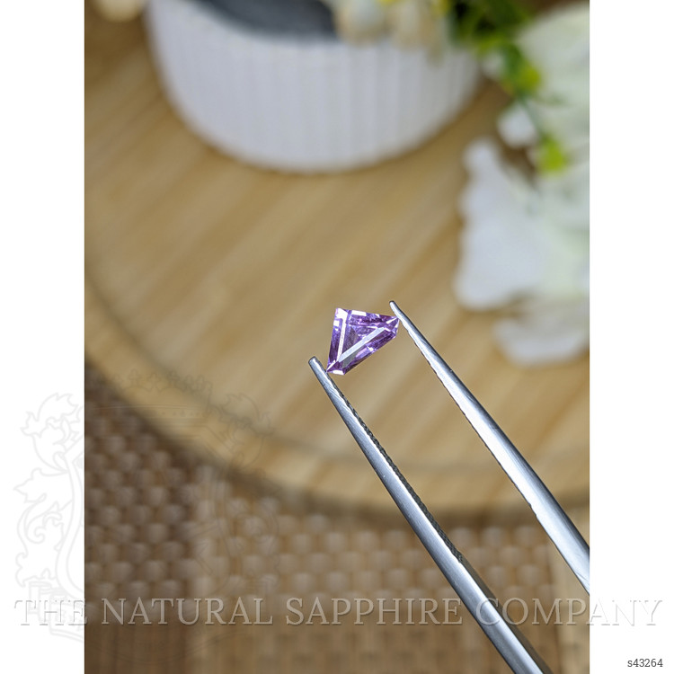 0.59 Ct. Purple Sapphire from Ceylon (Sri Lanka)