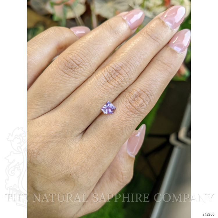 0.86 Ct. Pinkish Purple Sapphire from Ceylon (Sri Lanka)