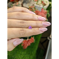 0.88 Ct. Pinkish Purple Sapphire from Ceylon (Sri Lanka) Life Style