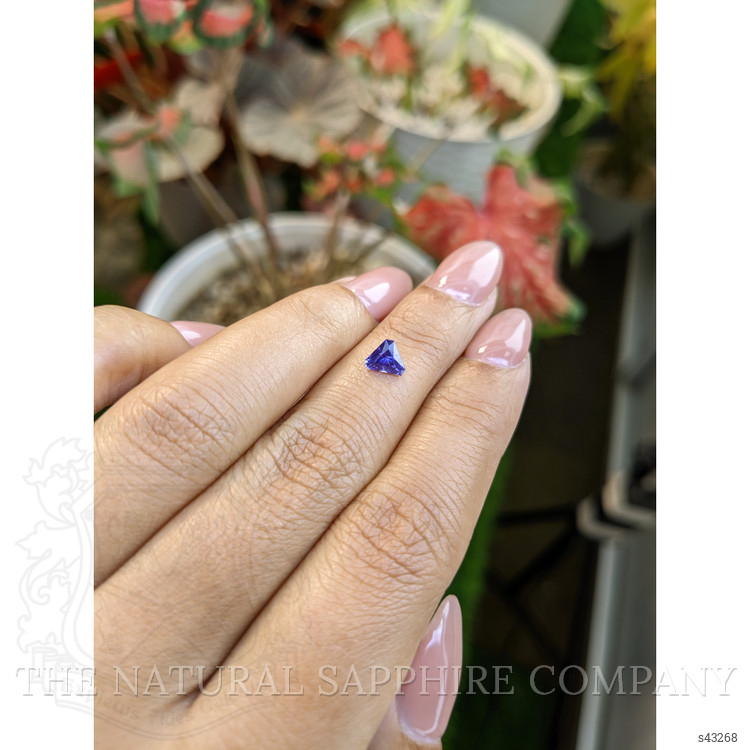 0.63 Ct. Purple Sapphire from Ceylon (Sri Lanka)