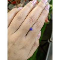0.63 Ct. Purple Sapphire from Ceylon (Sri Lanka) Life Style