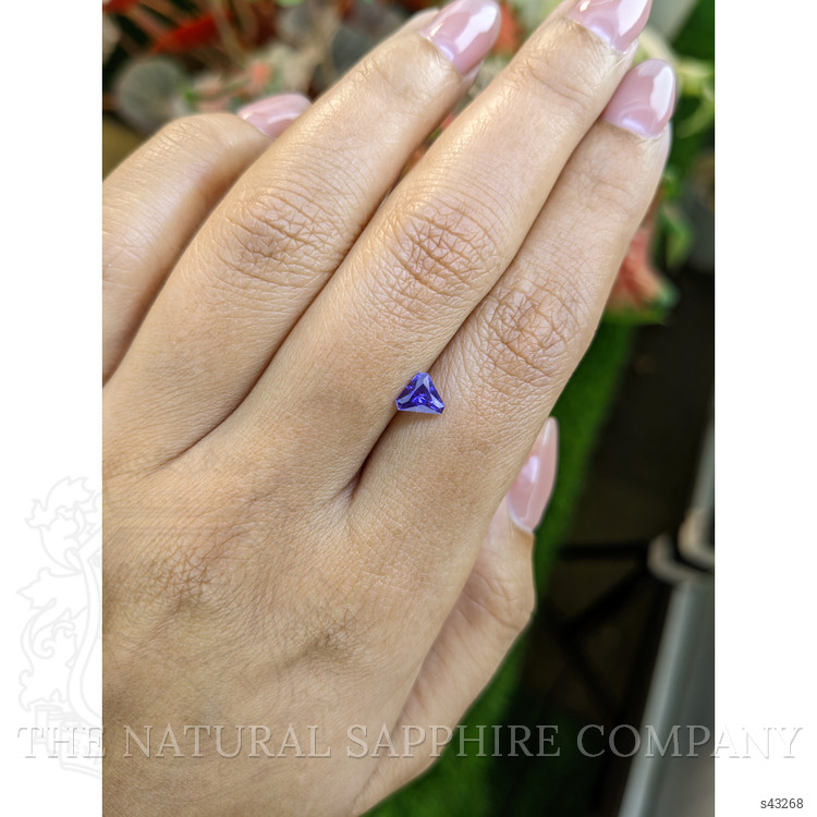 0.63 Ct. Purple Sapphire from Ceylon (Sri Lanka)