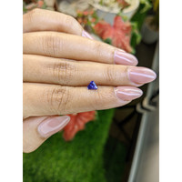 0.63 Ct. Purple Sapphire from Ceylon (Sri Lanka) Life Style