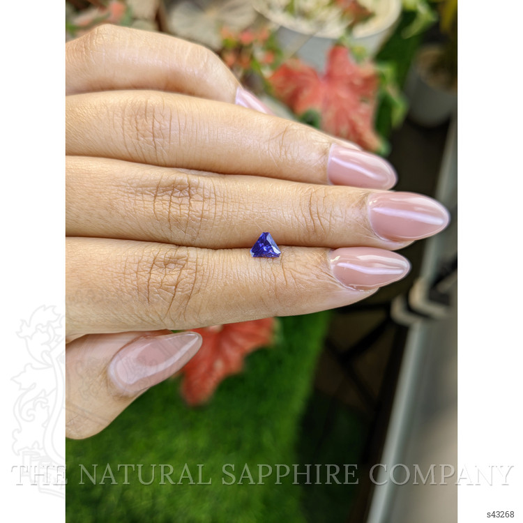 0.63 Ct. Purple Sapphire from Ceylon (Sri Lanka)