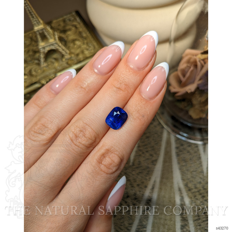 7.32 Ct. Blue Sapphire from Ceylon (Sri Lanka)