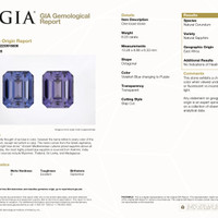 6.03 Ct. Color Change Sapphire from East Africa Scan Report