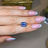 6.03 Ct. Color Change Sapphire from East Africa Life Style