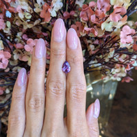 2.20 Ct. Pinkish Purple Sapphire from Ceylon (Sri Lanka) Life Style