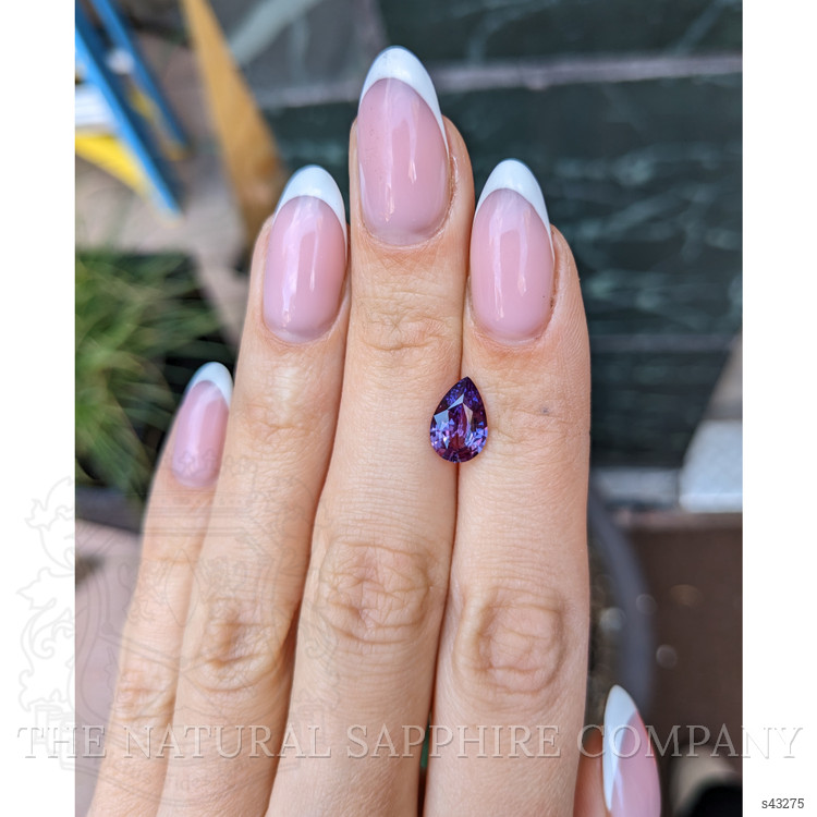2.20 Ct. Pinkish Purple Sapphire from Ceylon (Sri Lanka)