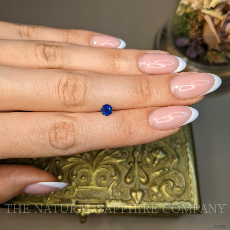 0.60 Ct. Blue Sapphire from Ceylon (Sri Lanka)