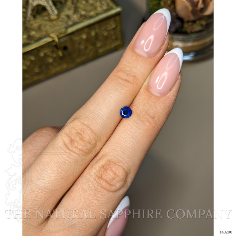 0.60 Ct. Blue Sapphire from Ceylon (Sri Lanka)