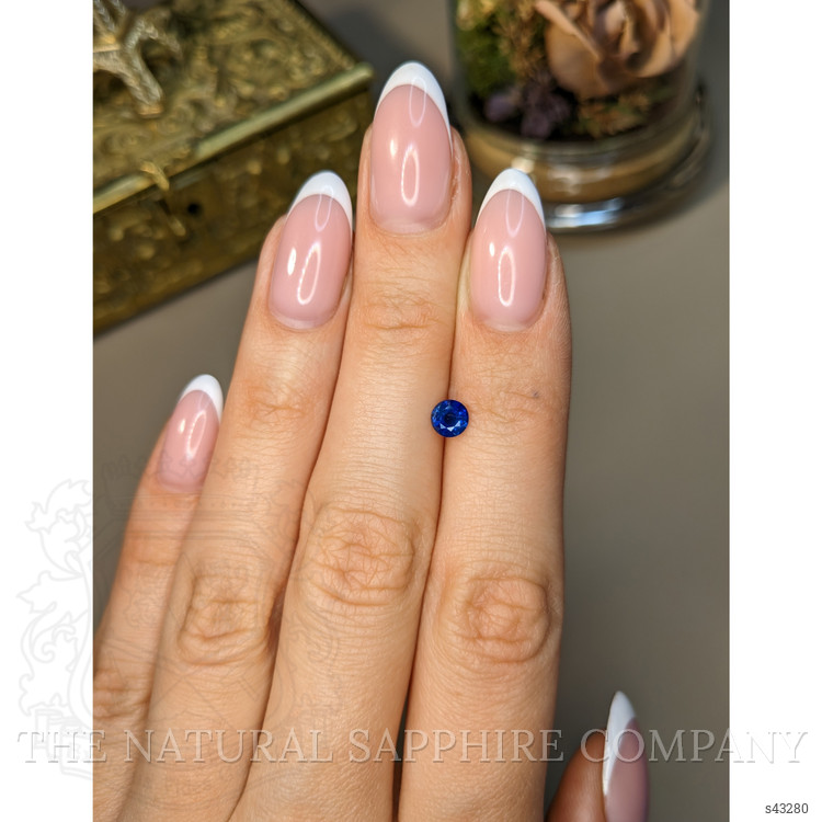 0.60 Ct. Blue Sapphire from Ceylon (Sri Lanka)