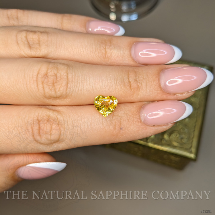 2.45 Ct. Yellow Sapphire from Ceylon (Sri Lanka)