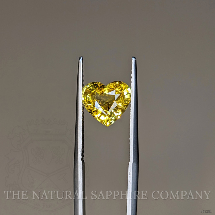 2.45 Ct. Yellow Sapphire from Ceylon (Sri Lanka)