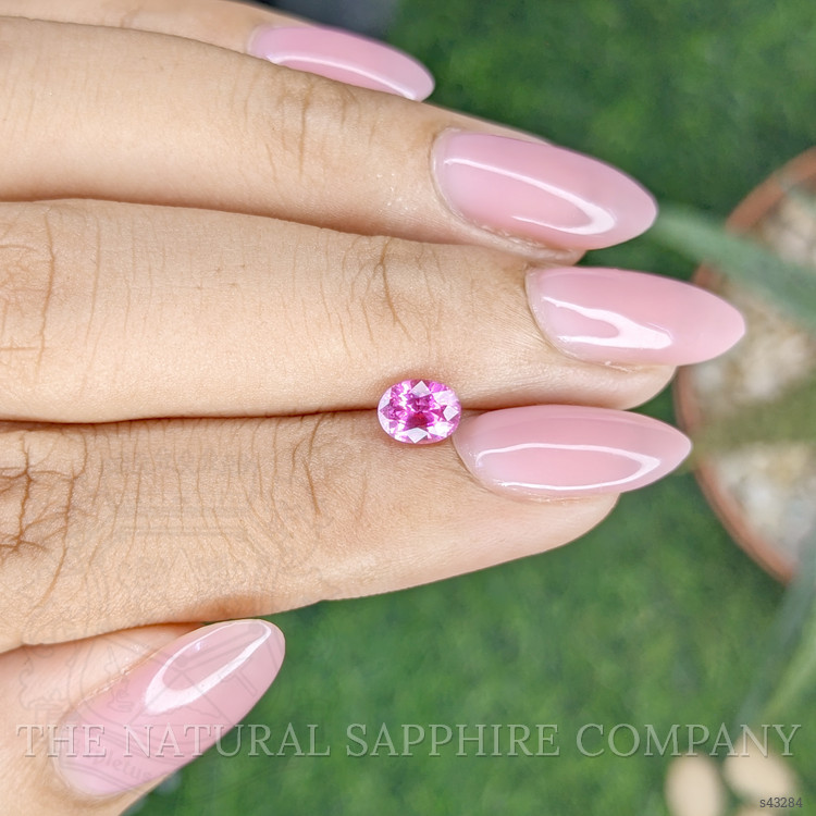 0.82 Ct. Purplish Pink Sapphire from Ceylon (Sri Lanka)