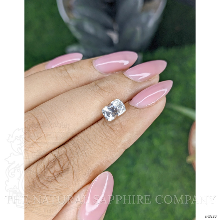2.06 Ct. White Sapphire from Ceylon (Sri Lanka)