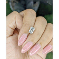 2.06 Ct. White Sapphire from Ceylon (Sri Lanka) Life Style