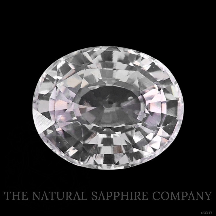 1.55 Ct. White Sapphire from Ceylon (Sri Lanka)