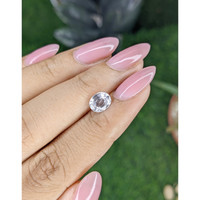 1.55 Ct. White Sapphire from Ceylon (Sri Lanka) Life Style