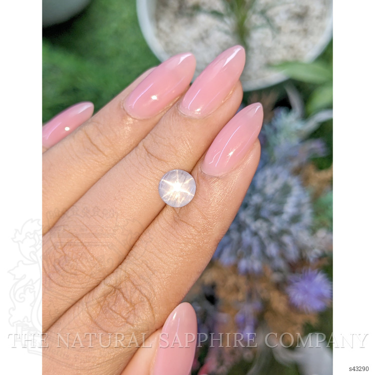 1.75 Ct. Bluish Grey Star Sapphire from Ceylon (Sri Lanka)