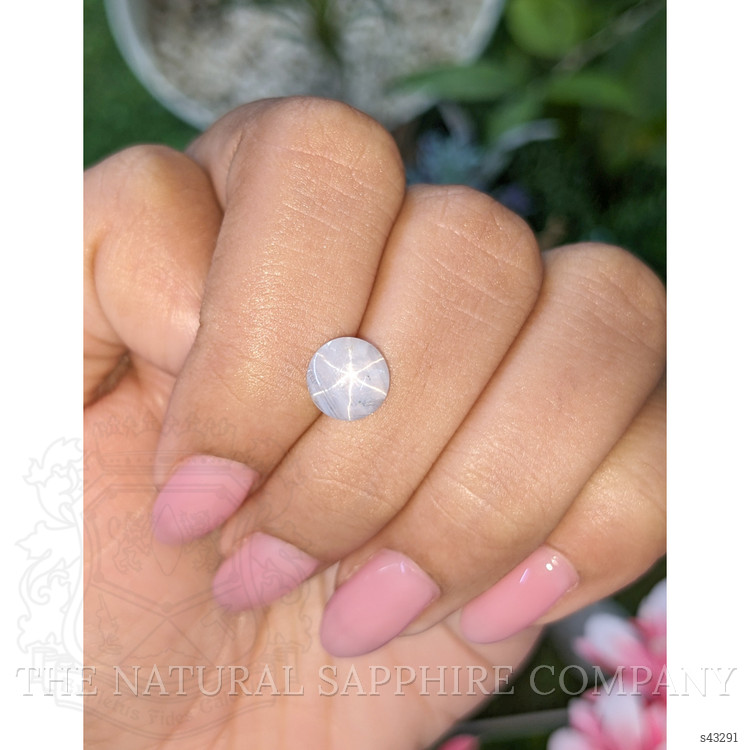 2.96 Ct. Grey Star Sapphire from Ceylon (Sri Lanka)