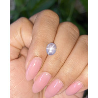 2.42 Ct. Purple Star Sapphire from Ceylon (Sri Lanka) Life Style