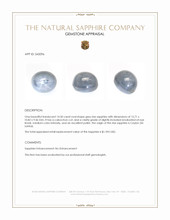 14.50 Ct. Grey Star Sapphire from Ceylon (Sri Lanka) Appraisal
