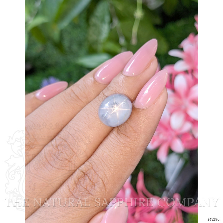 14.50 Ct. Grey Star Sapphire from Ceylon (Sri Lanka)